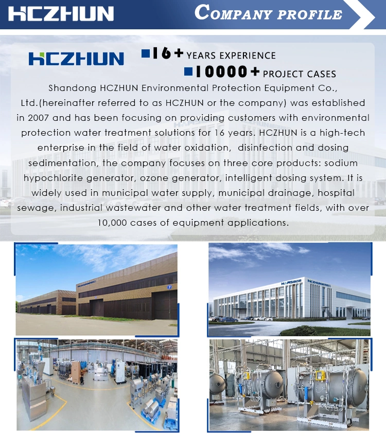 Hczhun Wastewater Treatment Water Disinfection Chemical Precipitation PAM Dosing System