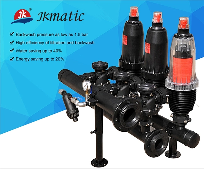 Jkmatic High Efficiency Automatic Self-Cleaning Disc Filter for Sea Water Desalinization/Water Filtration System