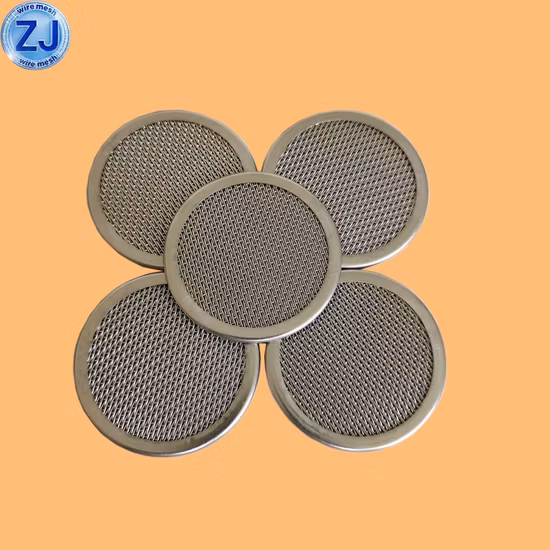 Multilayer Stainless Steel Spot Welding Woven Wire Mesh Filter Disc Pack
