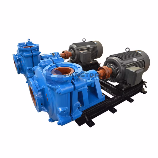 High Pressure Industrial Wastewater Copper Slurry Pump Horizontal Slurry Pump