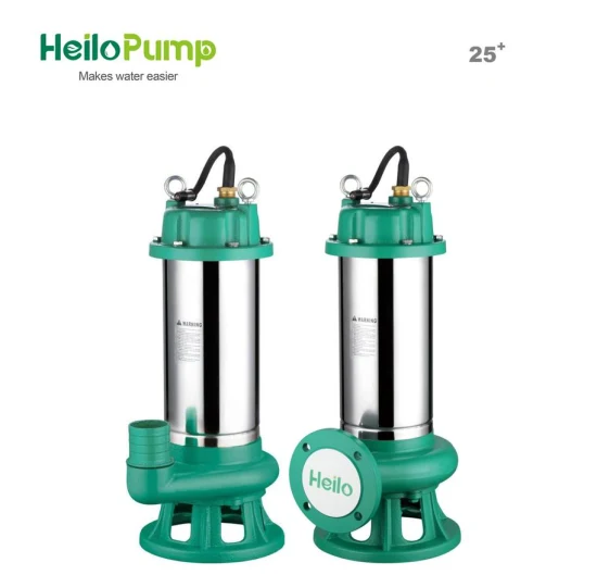 Stainless Steel AC Electric Centrifugal Deep Well Submersible Sewage Water Pump WQD