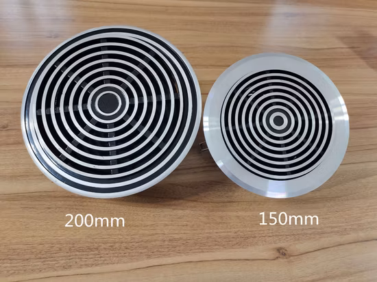 Raised Floor Aluminum Fresh Air Ventilation Swirl Outlet Disc Air Diffuser
